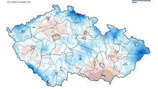 Tak málo v Česku nepršelo přes šedesát let